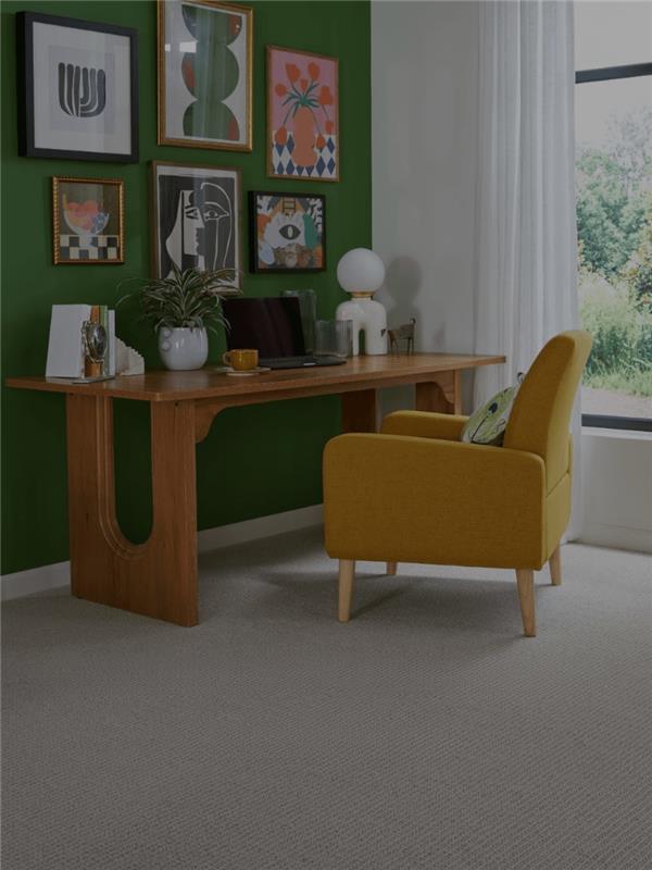 Room scene with mobile phone to show how our room visualizer tool works. 